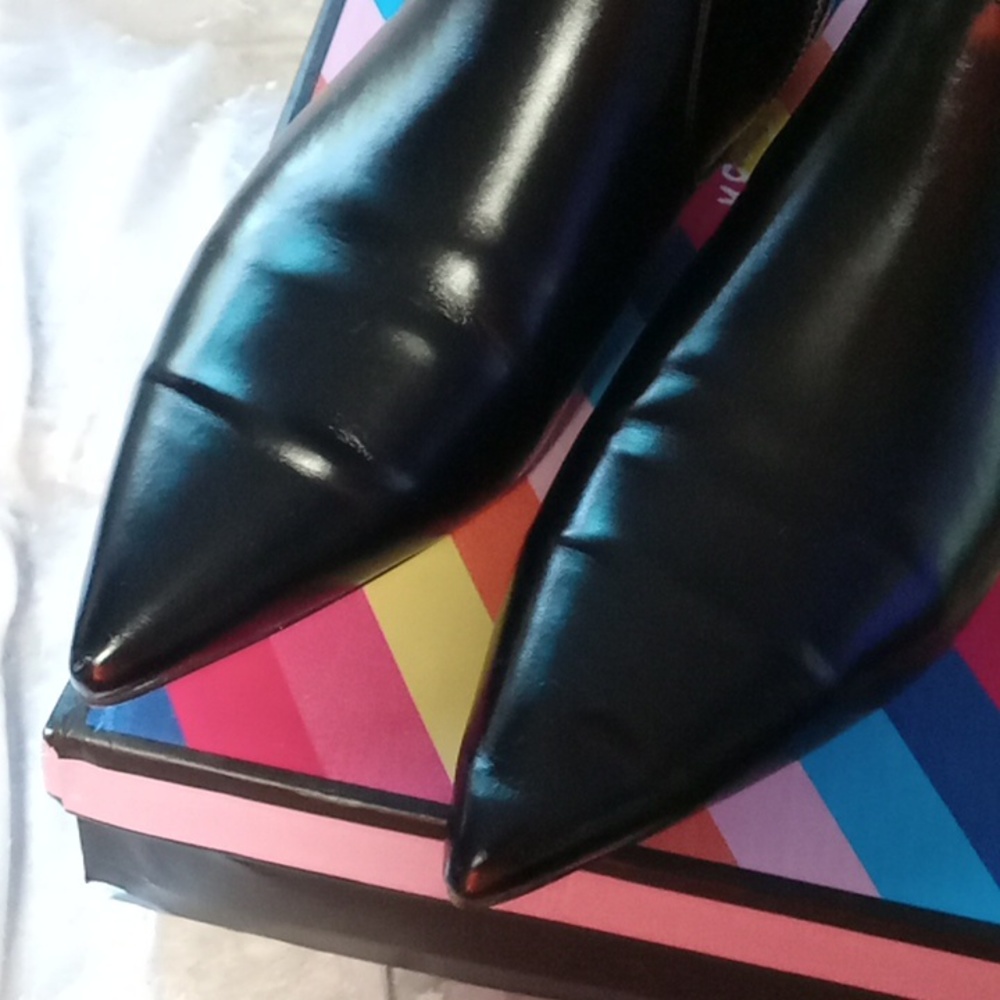 Black Flat Booties - image 2